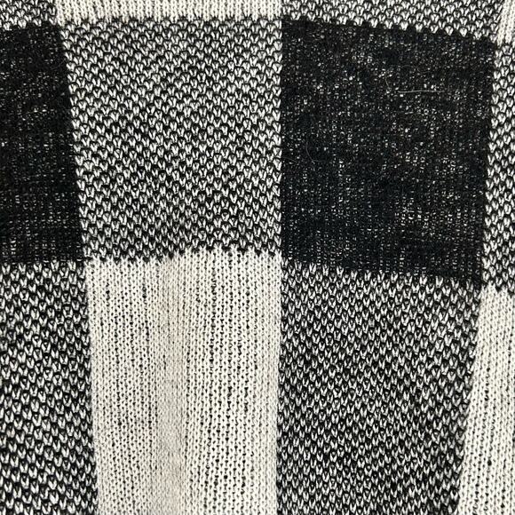 Banana Republic Buffalo check crewneck sweater knit rustic winter holiday XS - Picture 8 of 8